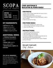 Load image into Gallery viewer, Bucatini & Pork Ragu Family Pasta Dinner