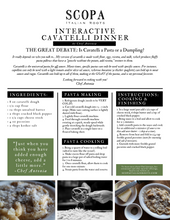 Load image into Gallery viewer, Interactive Virtual Cavatelli & Pecorino Kit